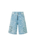 TOROM - Short en Jean Azur