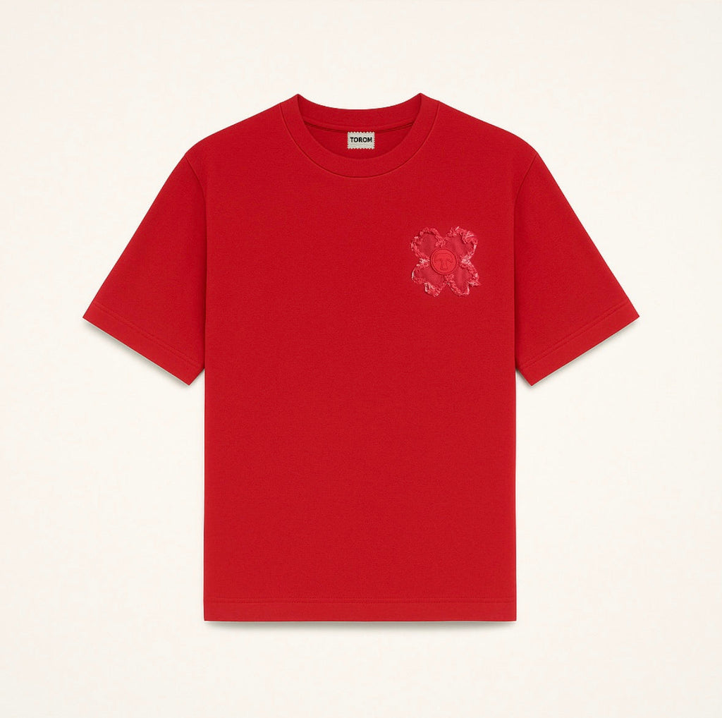 TOROM - T-shirt Rouge Flamme