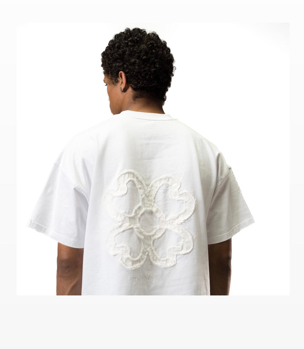 TOROM - T-shirt blanc Neige