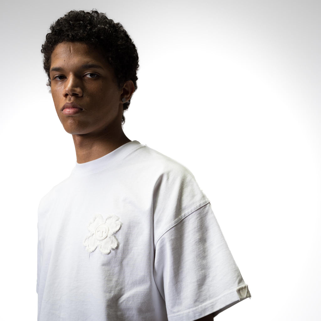 TOROM - T-shirt blanc Neige