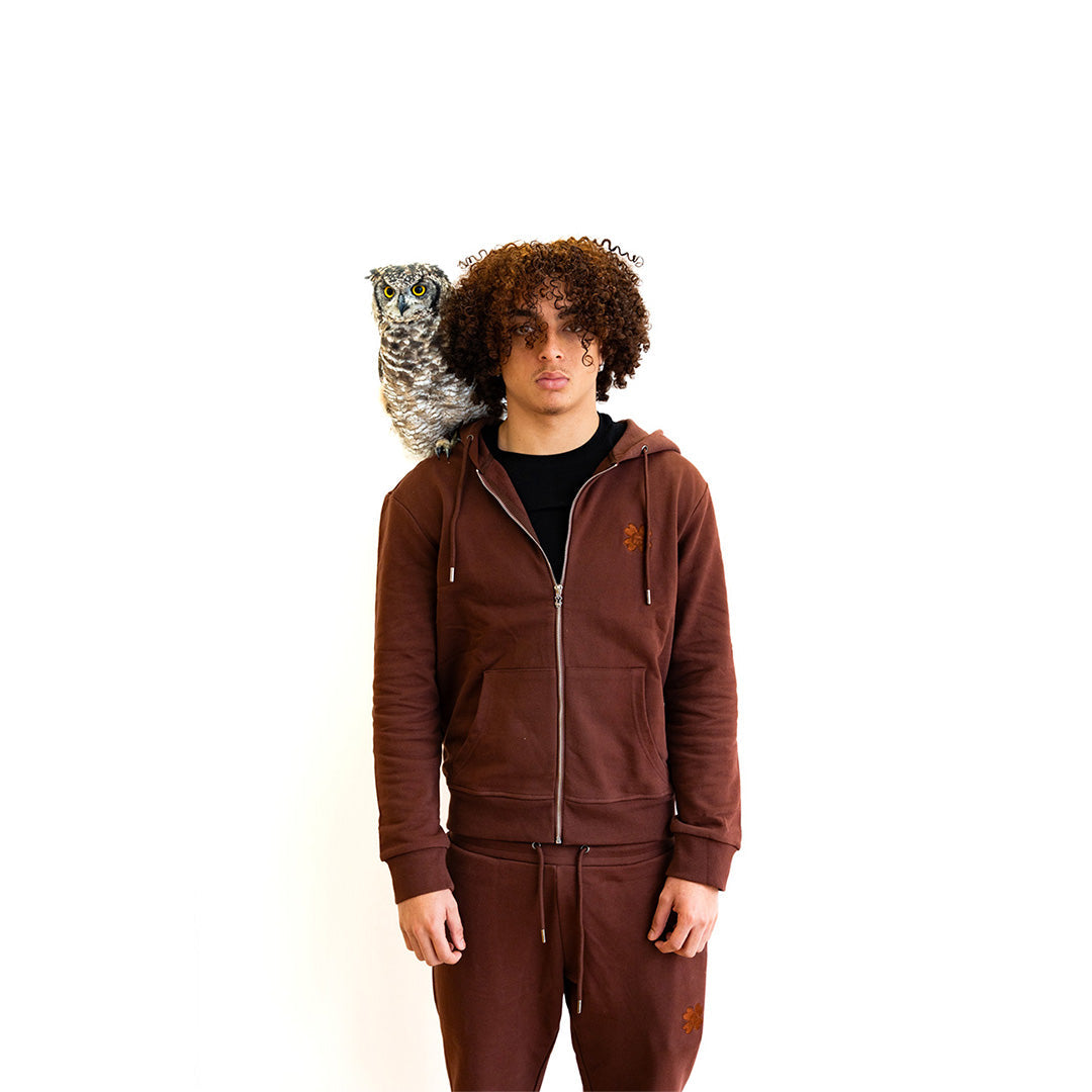 Veste Hibou marron