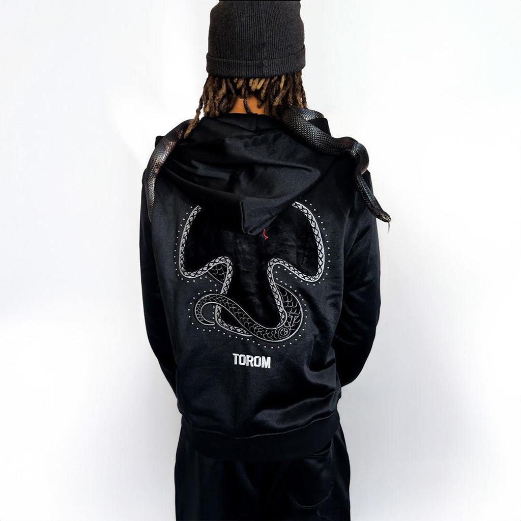 Veste Serpent Noir